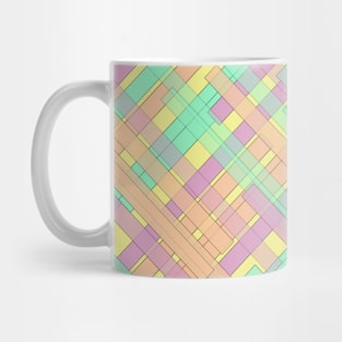 Patter Color Diagonal Line Mug